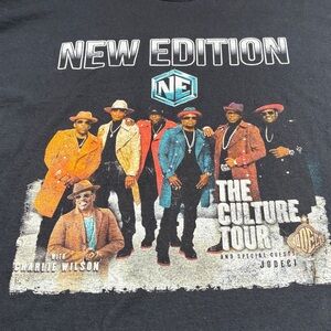 Y2K New Edition 2022 Concert shirt Size XL Size & Care Tags Removed